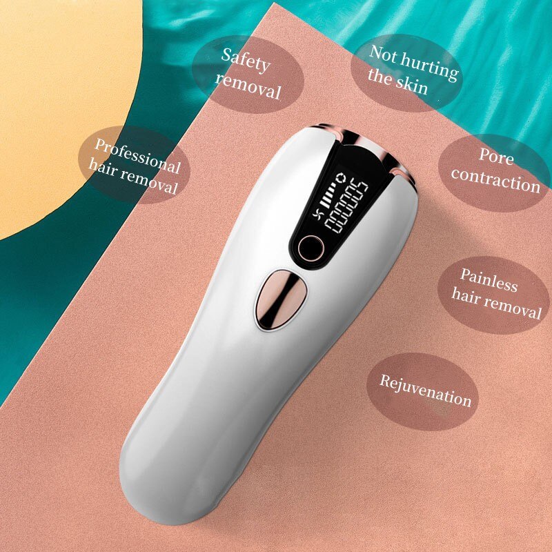 Epilator cu laser Ipl Home, BOMSTOM, 5 viteze, LED, 999.999 impulsuri