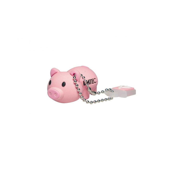 USB флашка Emtec M319 Piggy Farm 16GB USB 2.0, Розов