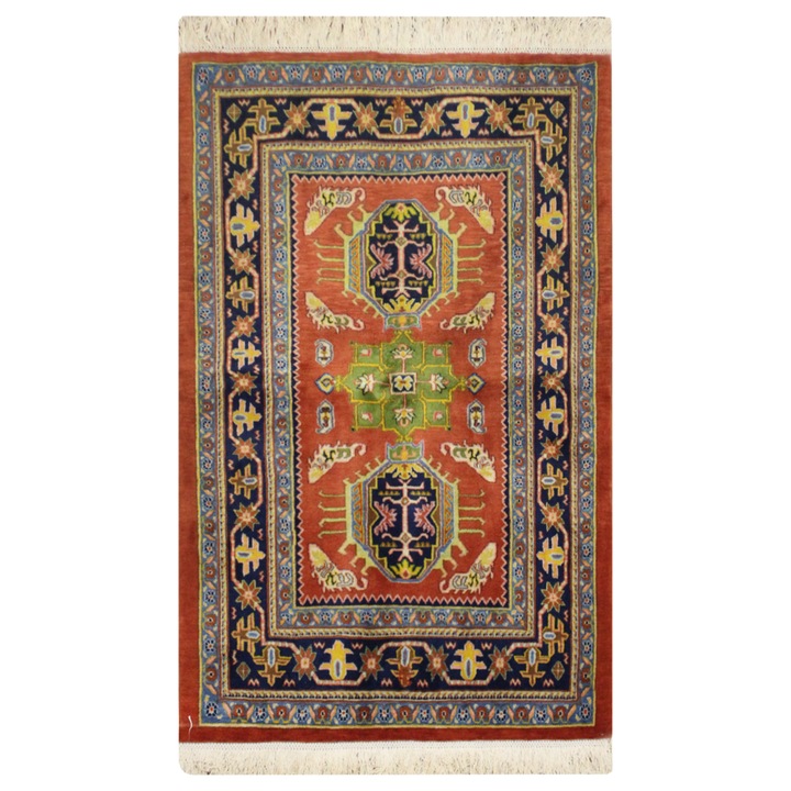 Covor Serapi Khalighi, Carpet Plaza, Lana, Lucrat manual, 99 x 148 cm, 10mm, Maro