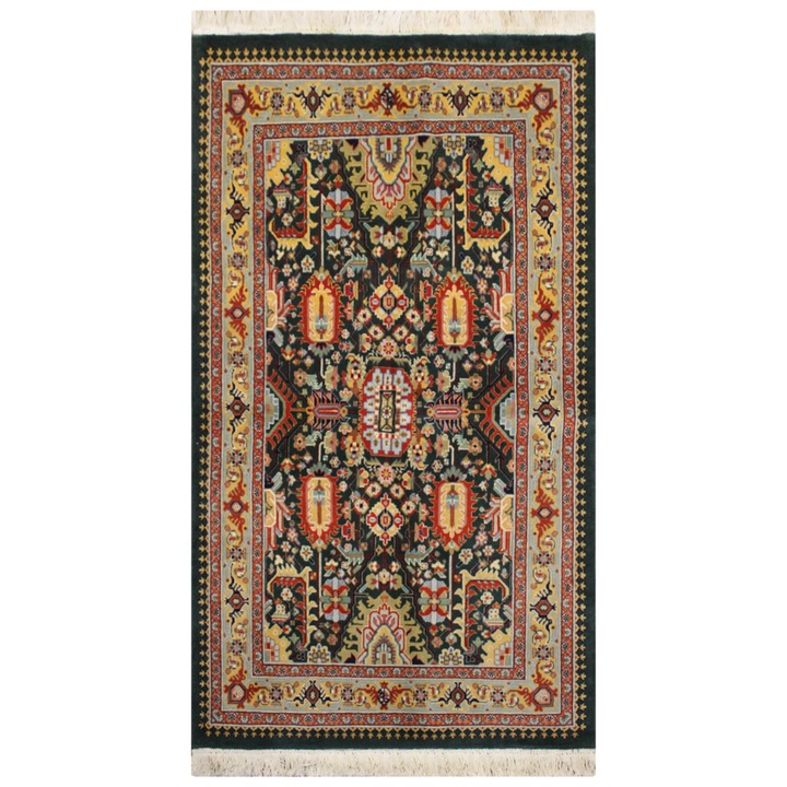 Covor Serapi Khalighi, Carpet Plaza, Lana, Lucrat manual, 98 x 150 cm, 10mm, Maro