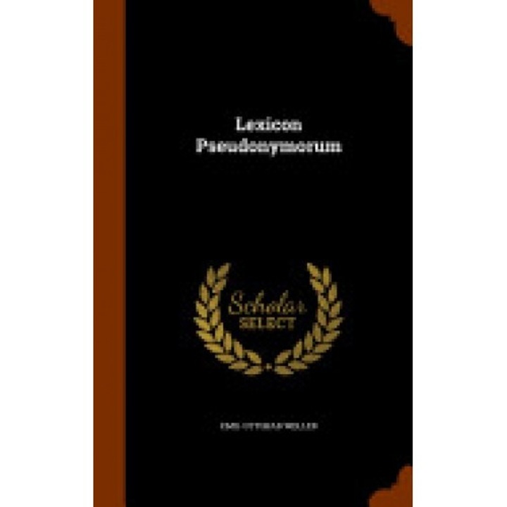 Lexicon Pseudonymorum