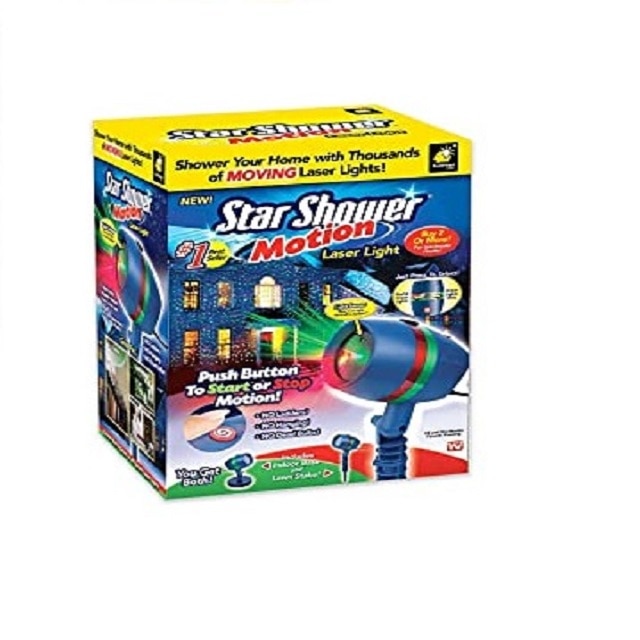 Прожектор Star Shower Motion Laser Light, 500 W, Черен eMAG.bg