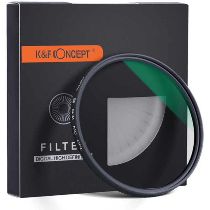 Филтър K&F Concept Slim Green MC CPL 55 мм