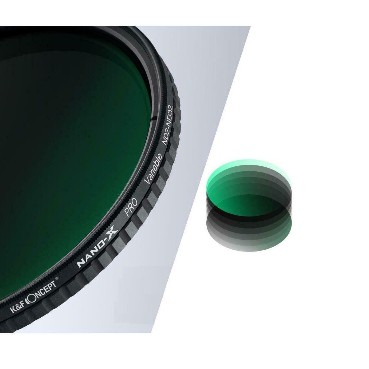 K&F Concept Filtre Polarisant CPL 95mm Nano-X MRC HD Super Mince Multicouche Pour Objectif