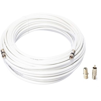 Cablu TV coaxial ElectriX mufat, 75 Ohmi, lungime 10 m Cablu TV coaxial ElectriX mufat, 75 Ohmi, lungime 10 m