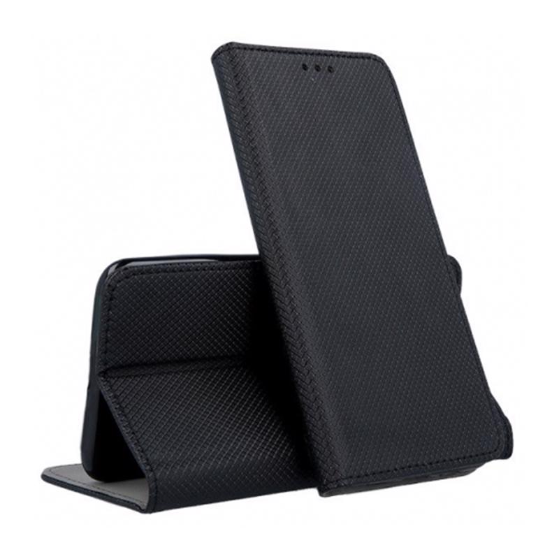 Husa flip Smart Magnet compatibila cu Samsung Galaxy A52/A52s, Poliuretan/Silicon, Negru