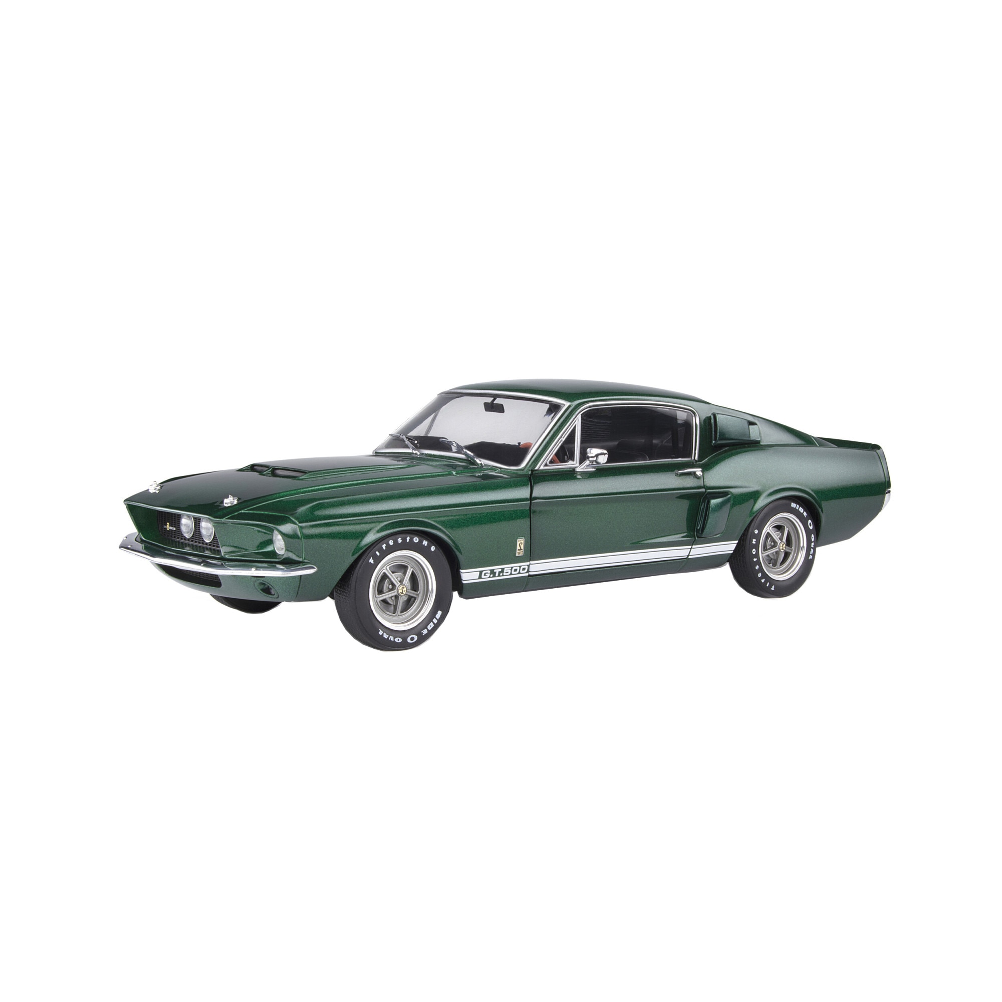 Macheta auto Ford Shelby Mustang GT500 (1967), 1:18, Verde, Solido