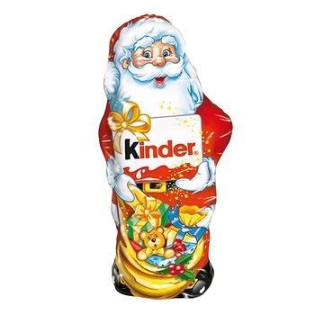 Figurina de ciocolata Mos Craciun Kinder 110 g Figurina de ciocolata Mos Craciun Kinder 110 g