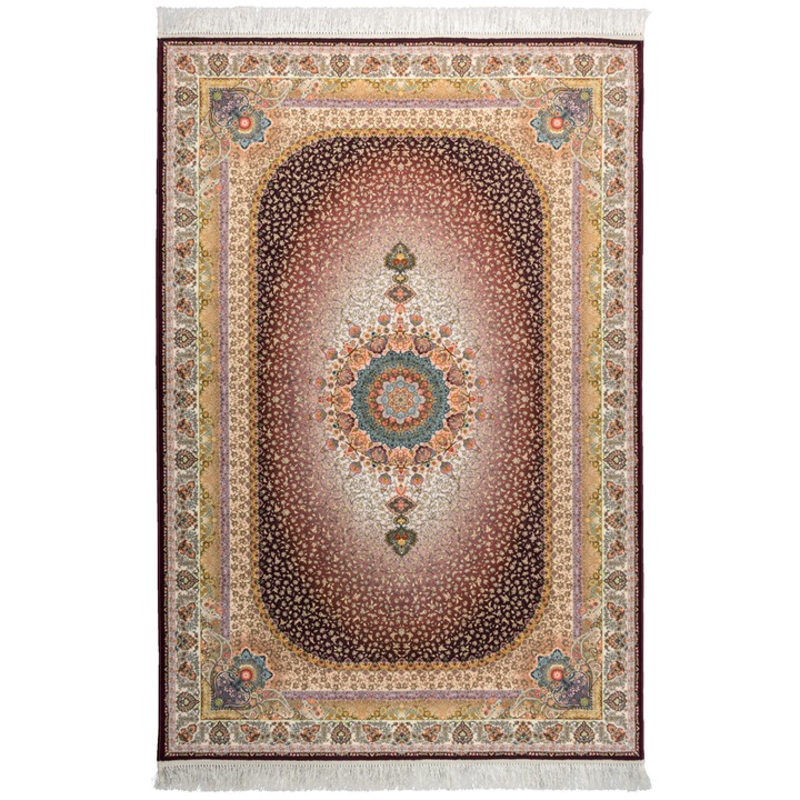 Covor CarpetPlaza, Pseudo Silk, Poliester, 150x225 cm, Multicolor