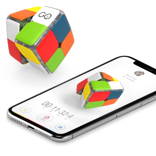 Smart Cub Cub rubik smart GoCube 2x2, Bluetooth 5.0, Senzori smart, USB-C ...