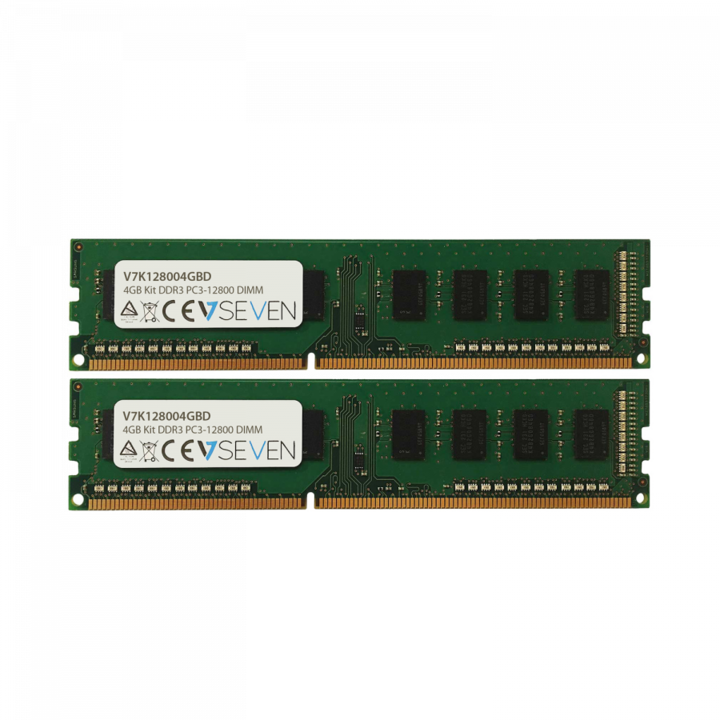 Memorie V7 4GB (2x2GB) DDR3 1600MHz CL11 1.5V Dual Channel Kit