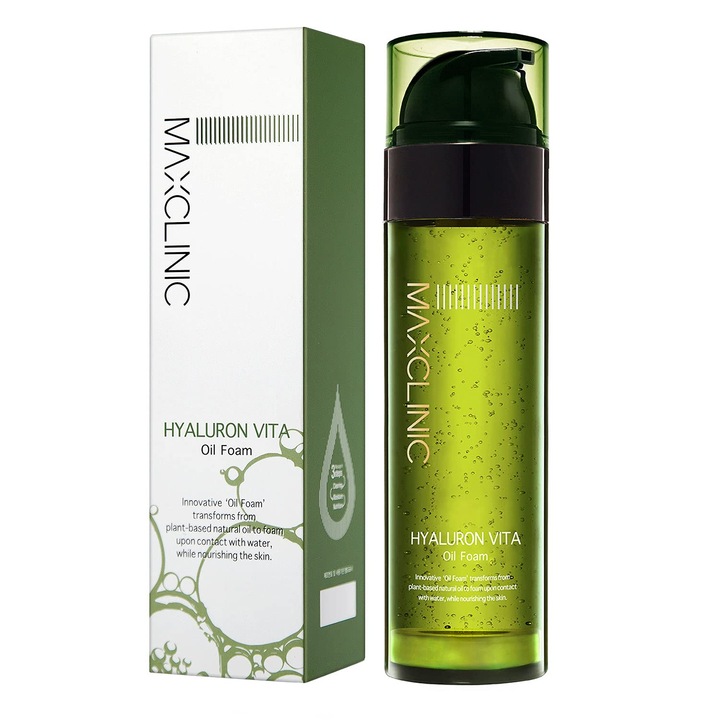 Почистваща пяна, Hyaluron Vita Oil Foam, MaxClinic, 110 мл
