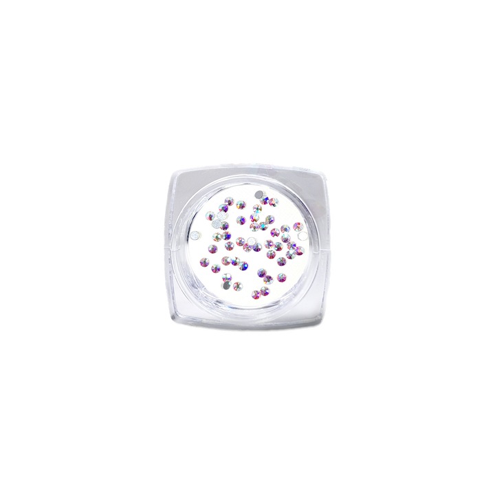 Stras pentru unghii MoonbasaNails, 50buc, SS5, Crystal AB