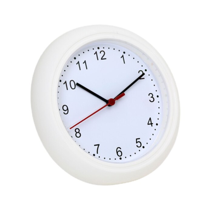 Ceas de perete cu design decorativ, 23x23x3.5, Alb, TCL-BBL3683