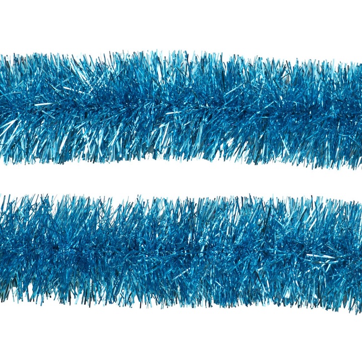 Украса за елха, синя, SYMTA-171932, D 9 см, 2 м