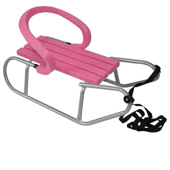 Sanie pentru copii usoara, Ultra Light Girl - Gri/Roz Sanie pentru copii usoara, Ultra Light Girl - Gri/Roz