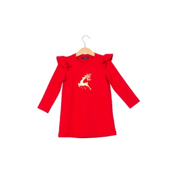 Rochie Be You, rosie ren auriu Rochie Be You, rosie ren auriu