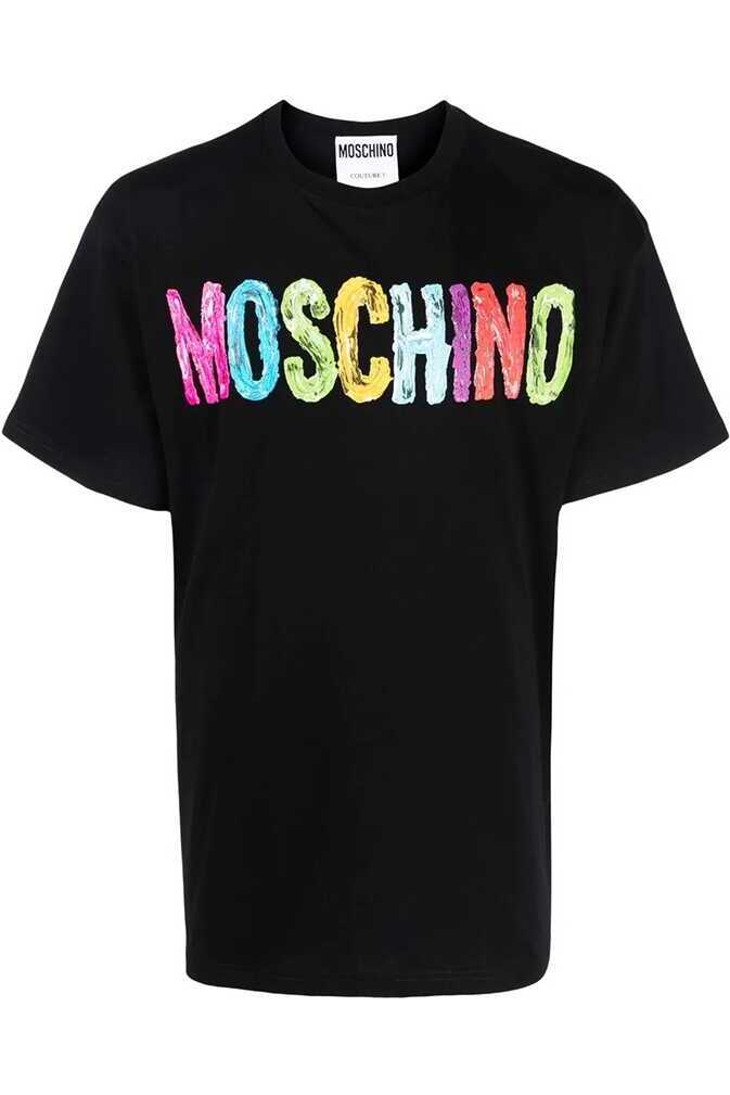 shave pretend bias Tricou Barbati Moschino Rainbow Logo T-Shirt, Negru, L - eMAG.ro