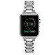 Curea metalica pentru Apple Watch Loomax, bratara compatibila cu Apple Watch 6/5/4/3/2/1, 38 / 40 mm silver, 33-3323