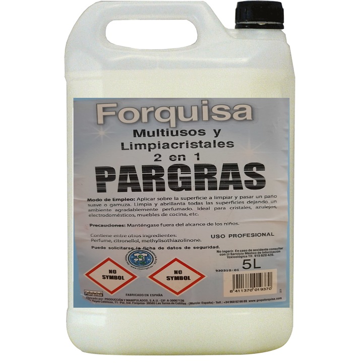 Detergent pentru multisuprafete si sticla 5L, Pargras