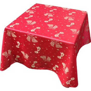 Fata de masa Clopotei de Craciun, Aurii - 75x75cm Fata de masa Clopotei de Craciun, Aurii - 75x75cm