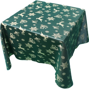 Fata de masa Verde cu Auriu - 75x75cm Fata de masa Verde cu Auriu - 75x75cm