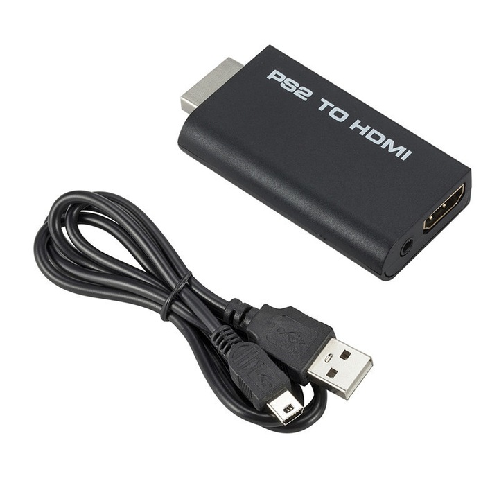 Adaptor convertor PlayStation 2, Chimi, PS2 la HDMI 480i / 480p / 576i ...