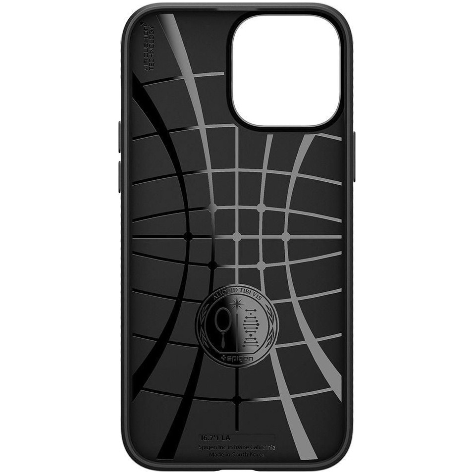 Husa de protectie Spigen Liquid Air pentru iPhone 13 Pro, Matte Black