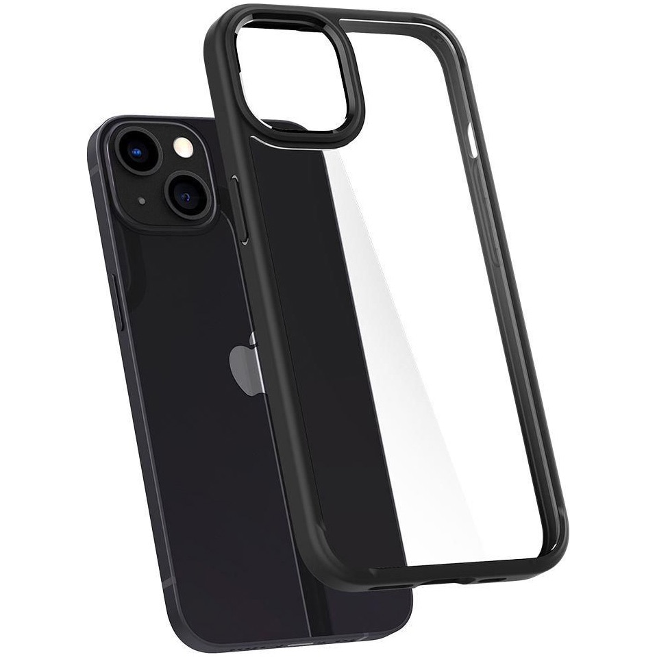 Husa de protectie Spigen Ultra Hybrid pentru iPhone 13, Matte Black