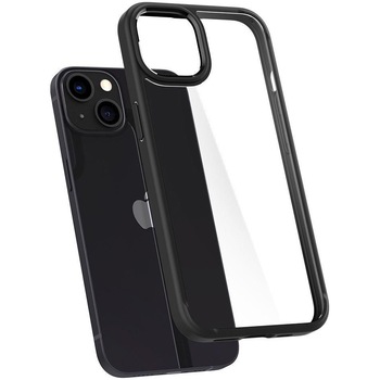 Husa de protectie Spigen Ultra Hybrid pentru iPhone 13, Matte Black Husa de protectie Spigen Ultra Hybrid pentru iPhone 13, Matte Black