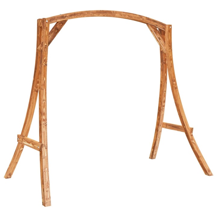 Cadru leagan vidaXL, Lemn, 176,5 x 101 x 169,5 cm, Maro