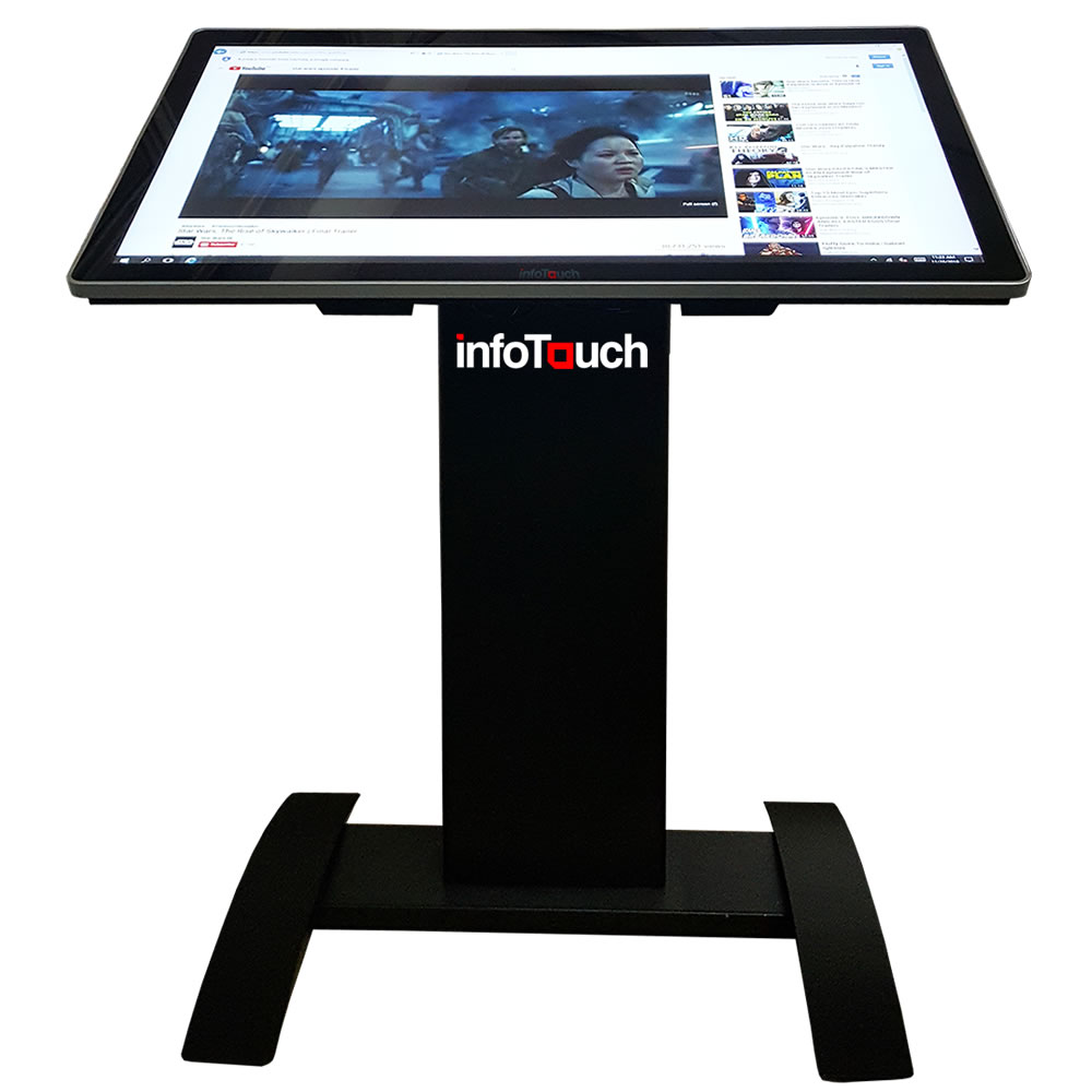 Terminal infochiosc InfoTouch iTable 49, full HD, PCAP multitouch, I3, 8Gb, SSD120 Gb, Win10IoT, negru