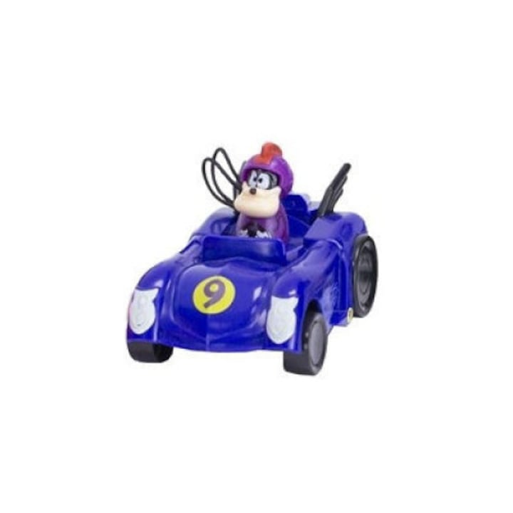 Calamiticars синя състезателна кола Disney - 6x4 см