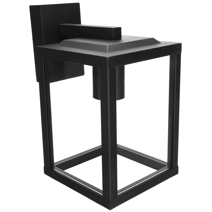 Plafoniera din aluminiu, E27, 220-240V, 40 W, Negru