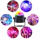 Комплект от 2 диско парти стробиращи DJ лампи, LED, 3W, RGB, черни