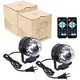 Комплект от 2 диско парти стробиращи DJ лампи, LED, 3W, RGB, черни