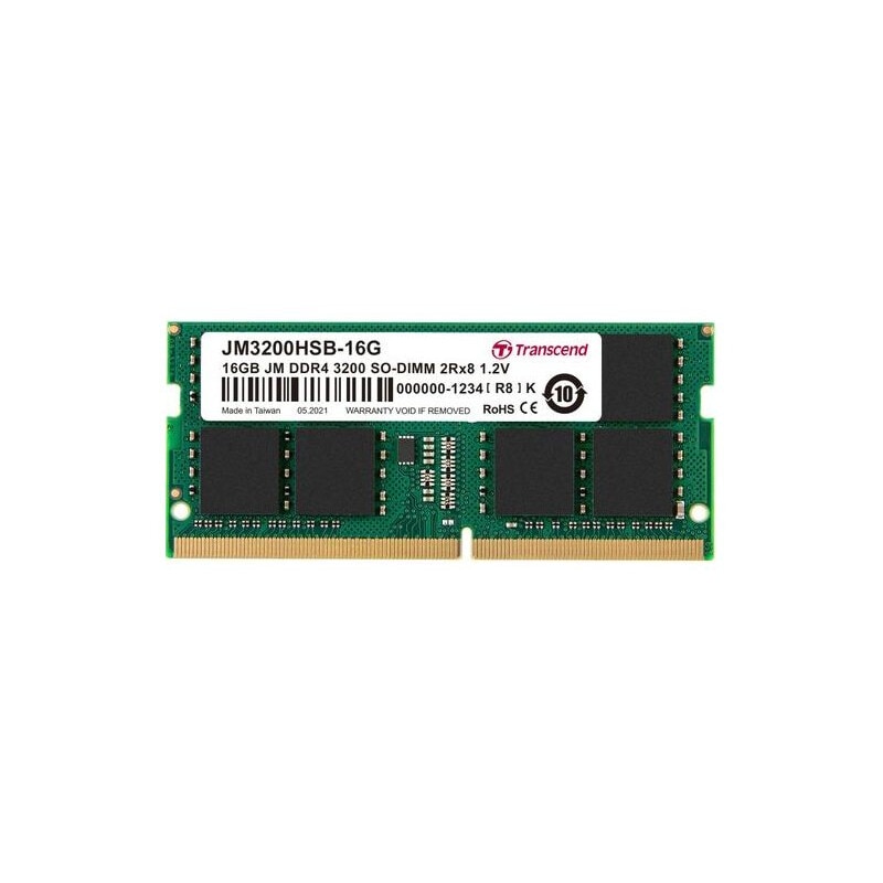 Memorie notebook, Transcend, DDR4, 3200 MHz, CL 22, 16 GB - eMAG.ro