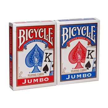 Set 2 pachete de carti de joc Bicycle Jumbo Set 2 pachete de carti de joc Bicycle Jumbo
