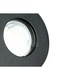 Spot ermetic incastrat, IP44, Aliaj aluminiu, 25W, Negru