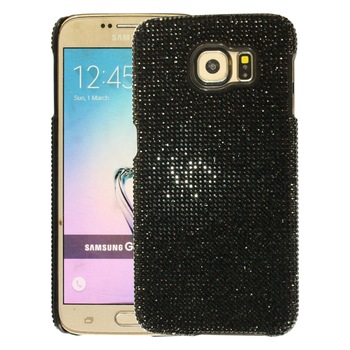 Husa de protectie spate Bling World LCC 103, pentru Galaxy S6, negru Husa de protectie spate Bling World LCC 103, pentru Galaxy S6, negru