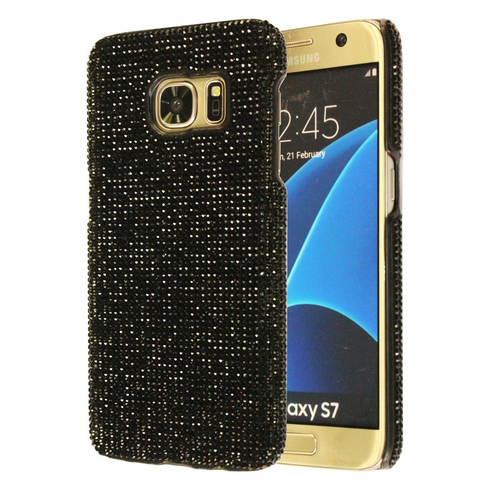 Husa de protectie spate Bling World LCC 103, pentru Galaxy S7, negru