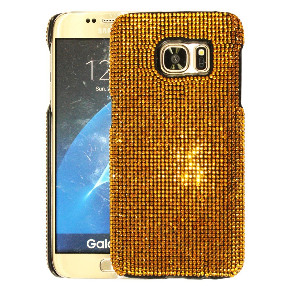 Husa de protectie spate Bling World LCC 104, pentru Galaxy S7, auriu