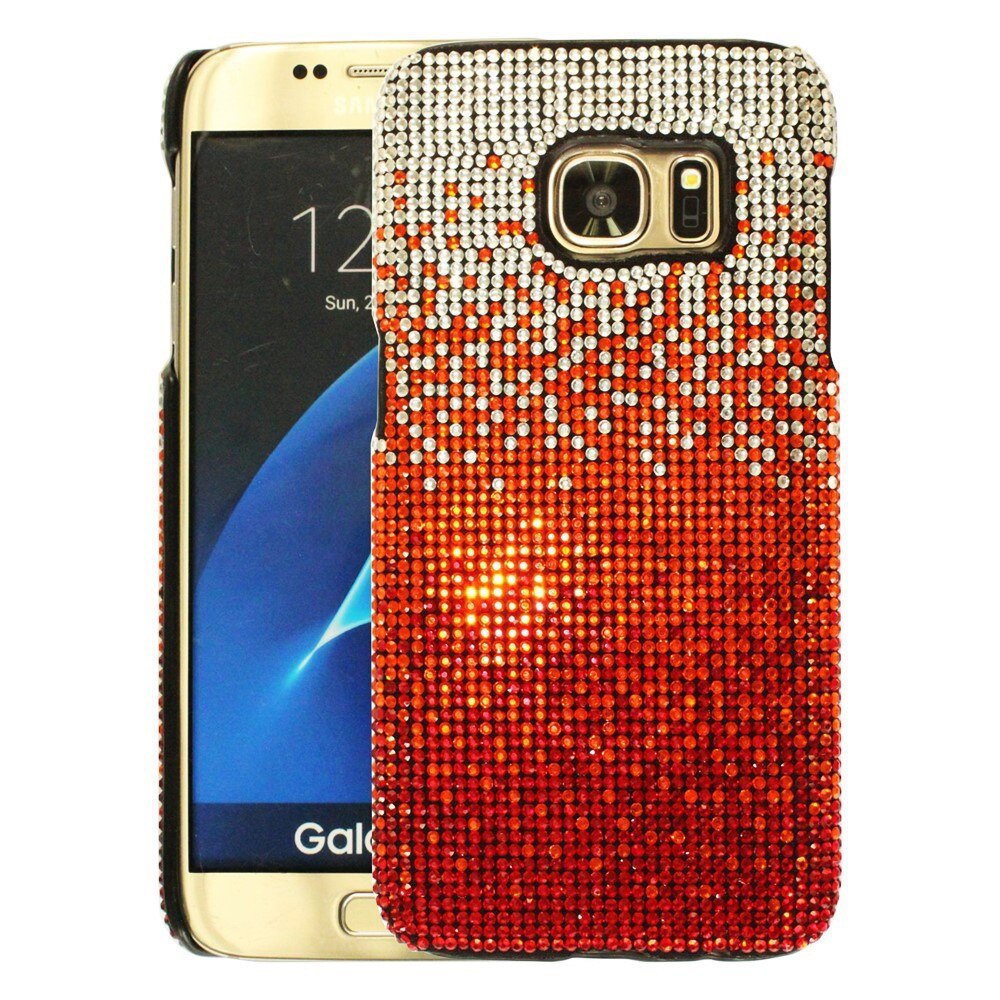 Husa de protectie spate Bling World LCC 115, pentru Galaxy S7, rosu