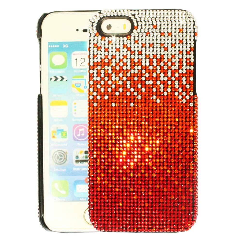 Husa de protectie spate Bling World LCC 115, pentru iPhone 5, rosu