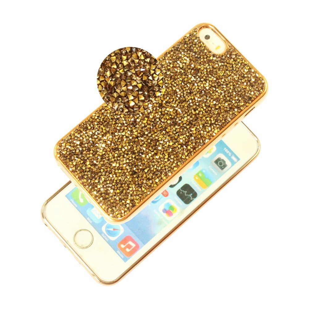 Husa de protectie spate Bling World RCT 101, pentru iPhone 5, auriu