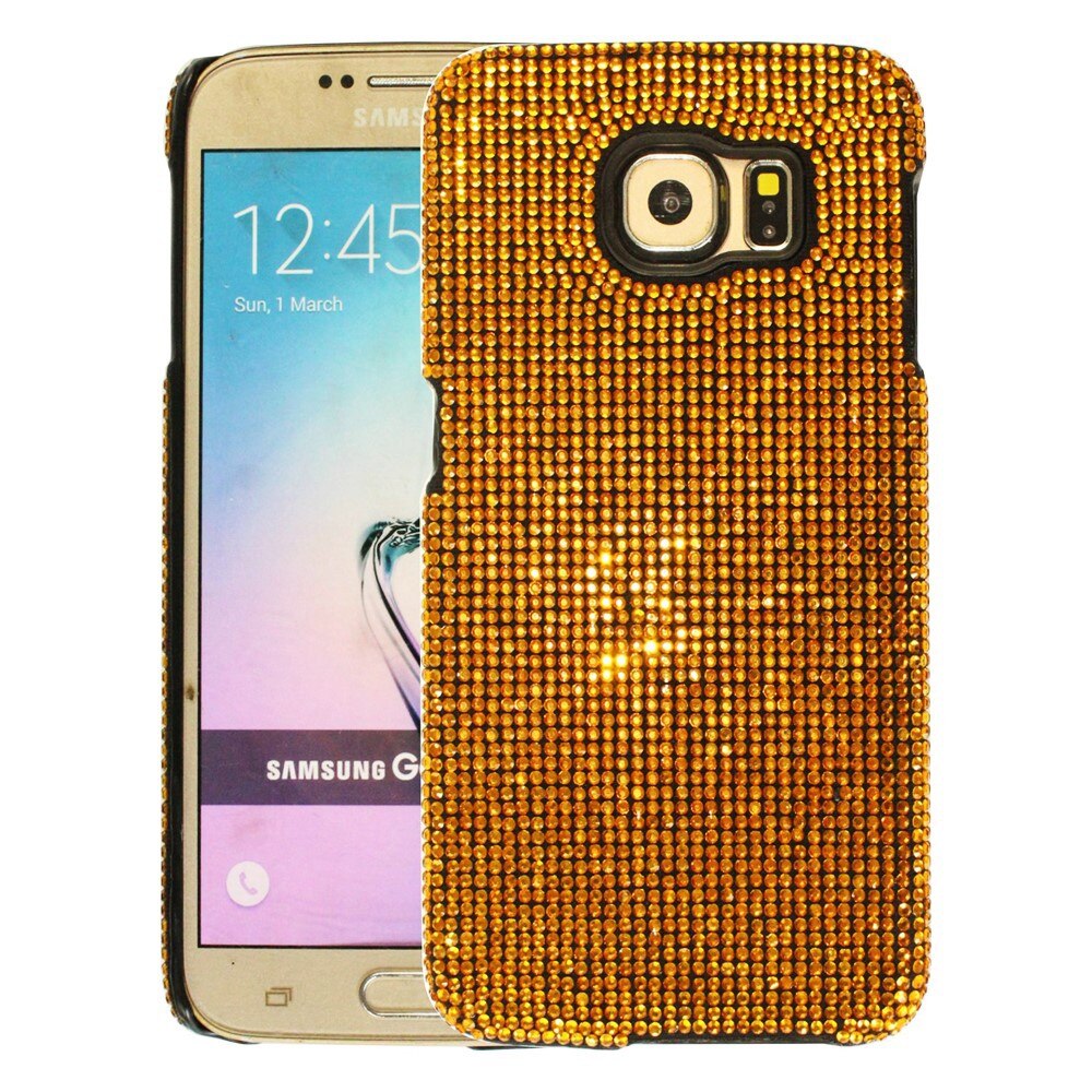 Husa de protectie spate Bling World LCC 104, pentru Galaxy S6, auriu