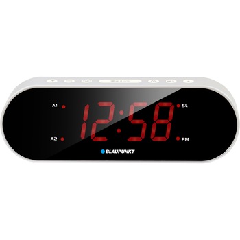 Radio cu ceas Blaupunkt CR6SL, FM radio, Dual Alarm, Argintiu Radio cu ceas Blaupunkt CR6SL, FM radio, Dual Alarm, Argintiu