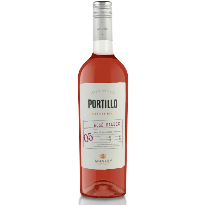 Vin Rose Portillo, Malbec, Sec, 0.75l