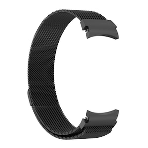 Curea otel inoxidabil Tech-Protect Milaneseband V2 compatibila cu Samsung Galaxy Watch 4/5/5 Pro/6 40/42/44/45/46mm Black
