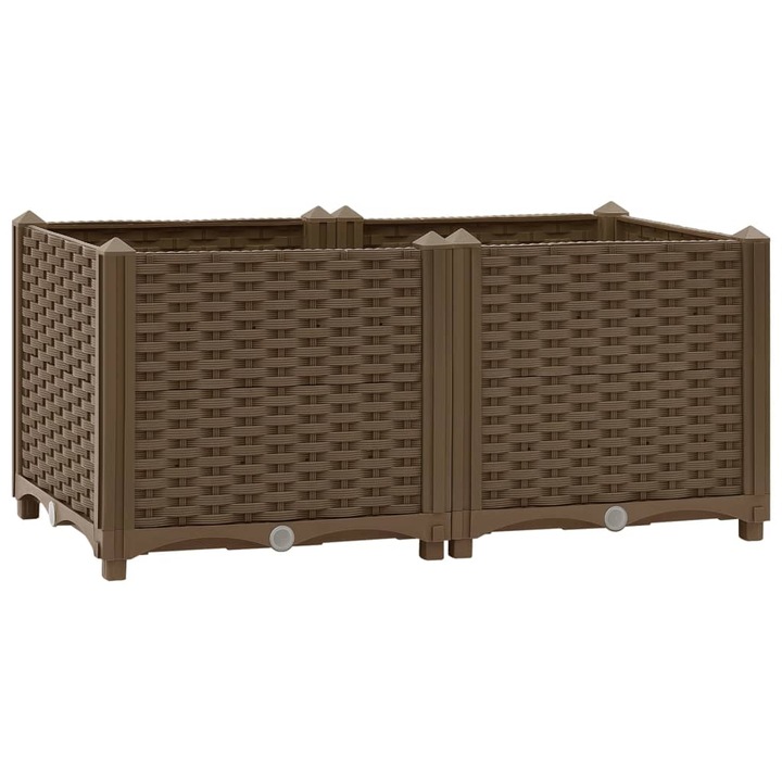 Strat inaltat vidaXL, 80x40x38 cm, polipropilena 4.26 kg 316516